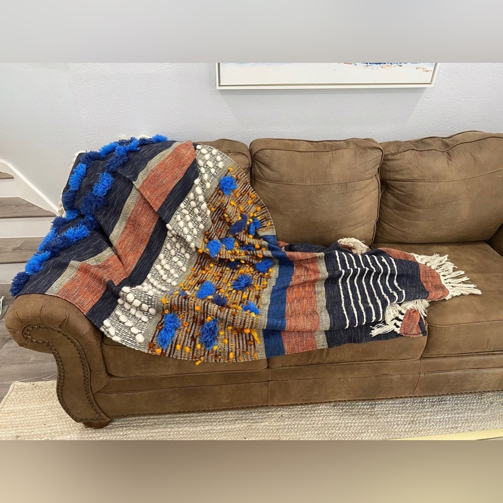 All Roads Collaged Majida Throw Anthropologie